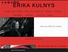 Tablet Screenshot of erikakulnys.com